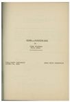 Moe Howard's 32pp. Script Dated October 1939 for The Three Stooges 1940 Film ''You Nazty Spy!'' -- With Numerous Annotations in Moe's Hand Throughout -- Very Good Condition